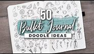 50+ (MORE) Bullet Journal Doodle Ideas!