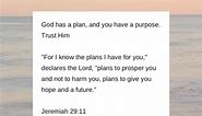 God has a plan, and you have a purpose. 🙌🤍 #ICMinistry #Jesus #Christian #GodQuotes | Interior Coverings Ministry