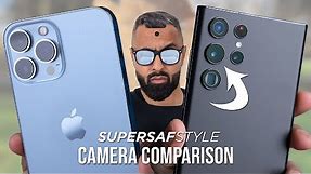 Samsung Galaxy S22 Ultra vs iPhone 13 Pro Max Camera Test Comparison