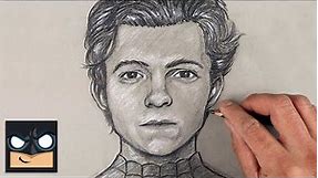 How To Draw Spiderman 🕷️ Tom Holland Sketch Tutorial (Step by Step)