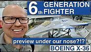 Boeing X-36 guided tour - 6th gen NGAD fighter hint?