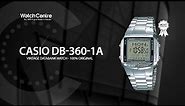 Casio DB-360-1A Classic Databank Stainless Steel Unisex Wrist Watch Review