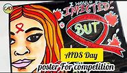 World Aids Day Drawing | World Aids Day Poster | Aids Awareness Poster | Aids Awareness Drawing