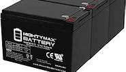 Mighty Max Battery ML15-12 12V 15AH F2 Sealed Lead Acid Battery for Belkin BERBC55 F6C100-3 Pack