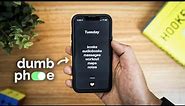 I made my smartphone into a dumbphone - how and why