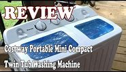 Costway Portable Mini Compact Twin Tub Washing Machine - REVIEW