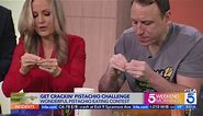 Lauren Lyster beats competitive eating champ Joey Chestnut in pistachio contest