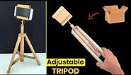 how to make cardboard tripod , Easy Adjustable homemade tripod / phone stand|BEST TRIPOD FOR YOUTUBE