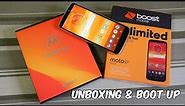 Moto E5 Plus Unboxing And First Boot Up (Boost Mobile) HD