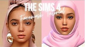 The Sims 4: How to create a facemask tutorial I Beginner Friendly (2022)