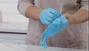 Comfy Package Synthetic Vinyl Gloves Disposable Latex Free Plastic Gloves, XL 200-Pack