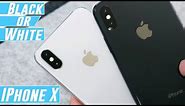 iPhone X: Black or White? Space Gray vs Silver!