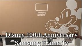 Disney Samsung Frame TV (100 year anniversary edition)