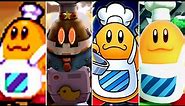 Evolution of Chef Kawasaki in Kirby Games (1996-2023)