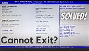 Cannot Exit Aptio Setup Utility - [SOLVED] Fix # 2 [ayusin ang laptop na natigil sa aptio setup]
