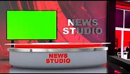 Green Screen Virtual Studio For News Channels | Game Studio Kinemaster