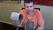 Omron Blood Pressure Heart Rate Monitor - Review and Demonstration - Excellent Product