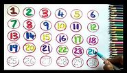 Tracing Numbers | Write Numbers1 to 30 | Let's Learn Our Numbers | Learn Numbers for kids