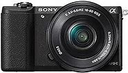 Sony a5100 16-50mm Interchangeable Lens Camera with 3-Inch Flip Up LCD (Black)