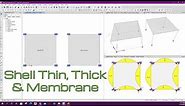 Difference Between Shell Thick, Shell Thin & Membrane