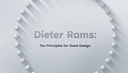 Ten Principles for Good Design by... - Bauhaus Movement