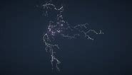 Lightning flash propagation - Download Free 3D model by Advanced Visualization Lab - Indiana University (@AVL)