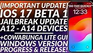 Important A12-A14 iOS 17 Jailbreak Update + Cowabunga Lite Windows GUI Update | KFD Jailbreak Update
