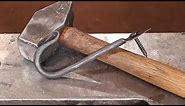 Forging a Simple J Hook - Blacksmithing for beginners
