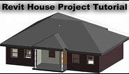 Revit House Project Tutorial For Beginners 2d House Plan And 3d House Model