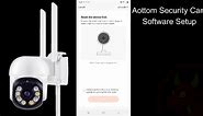 Aottom Security Cam Unboxing and App Setup Pairing