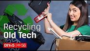 Socially Responsible Ways to Dispose of Electronics ♻ Electronic Recycling Tips - DIY in 5 Ep 56