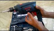 How to use drill machine || Bosch GSB RE kit -GUIDE