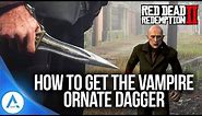Ornate Dagger (Vampire Knife) Unique Secret Weapon & How To Get It - Red Dead Redemption 2
