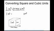 Converting Square and Cubic Units