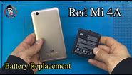 Xiaomi Red mi 4A Battery Replacement / Battery Replacement.