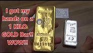 I Finally Got My Hands On A 1 KILO Gold Bar And It Blew My Mind - £46,000 / $61,000 Worth of Gold!!!