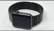 Apple Watch ⌚️ Space Black Link Bracelet Clone Unboxing