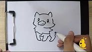 How to Draw cute griffin