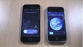iPhone 2G vs iPhone 5S incoming call in 2021