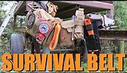DIY Survival Belt | Everything You Need Within Reach!