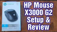 HP Wireless Mouse X3000 G2 Setup And Review