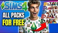 Sims 4 ALL PACKS & EXPANSIONS for FREE! 🏡 How To Install Sims 4 DLCs TUTORIAL (PC/MAC)