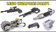LEGO Weapons For Mechs Part1 - Detailed Build