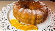 Sočni narandža kuglof | Soft orange cake | Tasty | Kolač sa mjerama na čaše | Jednostavan recept