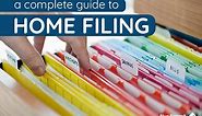 A Complete Guide to Home Filing: Cabinets, Categories, and More