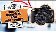Top 5: Best Canon Camera for Beginners 2024