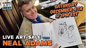 Live Art Sale and Interview with Comics Legend Neal Adams