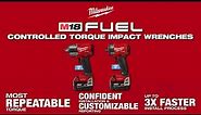 Milwaukee® M18 FUEL™ Controlled Torque Impact Wrenches w/ TORQUE-SENSE™