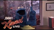 Cookie Monster Writes Jokes for Jimmy Kimmel