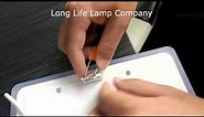 LED Panel Light_How to install the spring